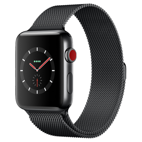 Apple Watch Series 3 Steel Case GPS + Cellular Milanese Loop